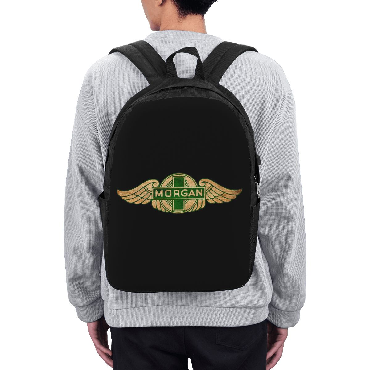 Travel Bags - モーガンモーターカーカンパニー バックパック トラベルノートブックバッグ コンピューター 大学生 スクールバッグ