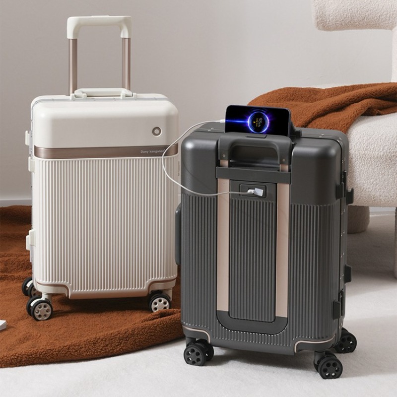 20/22/24/26インチトラベルスーツケース、スピナーホ - Aluminum Frame Carry On Luggage のレビューと価格