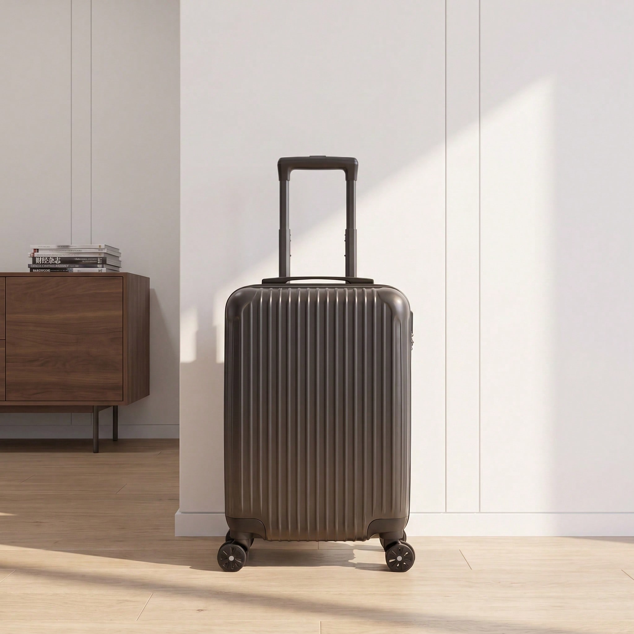 20インチABS製ハードシェルキャリーオンスーツケース、耐摩 - Cabin Size Lightweight Travel Trolley のレビューと価格