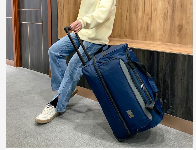 22インチ メンズ 機内持ち込み ハンドバッグ トラベル ト - Foldable Rolling Luggage Bag のレビューと価格