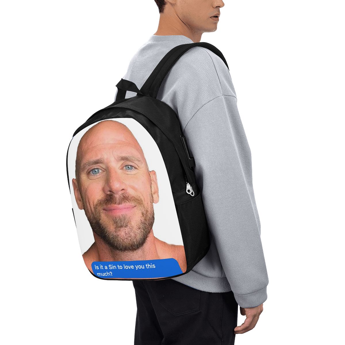 Johnny Sins Flirty Text Bubble - Travel Bags のレビューと価格