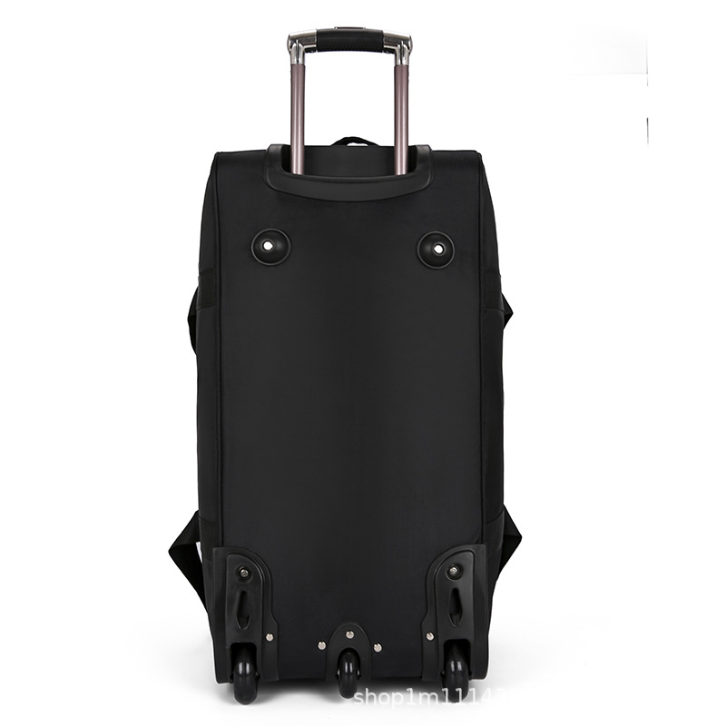頑丈な素材を使用した、折りたたみ可能な防水仕様のキャスター付 - Foldable Rolling Luggage Bag のレビューと価格