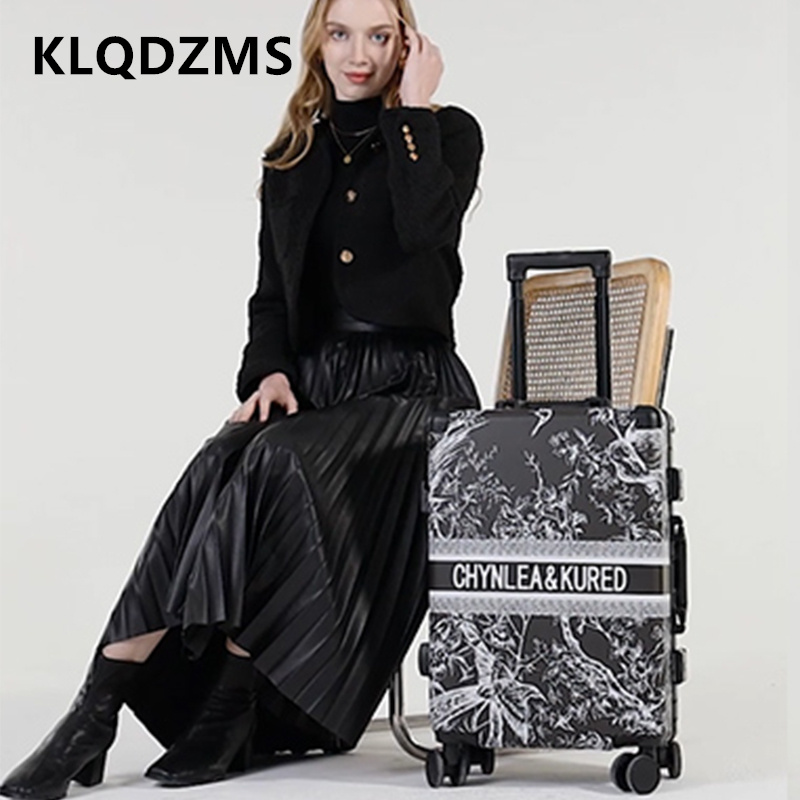 KLQDZMS 20インチ キャビンラゲージ PC搭乗ボック - Spinner Wheel Rolling Suitcase 20 Inch のレビューと価格