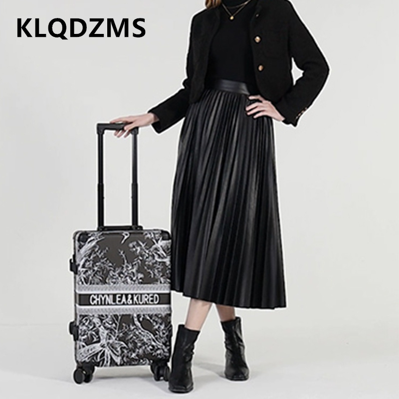 KLQDZMS 20インチ キャビンラゲージ PC搭乗ボック - Spinner Wheel Rolling Suitcase 20 Inch のレビューと価格