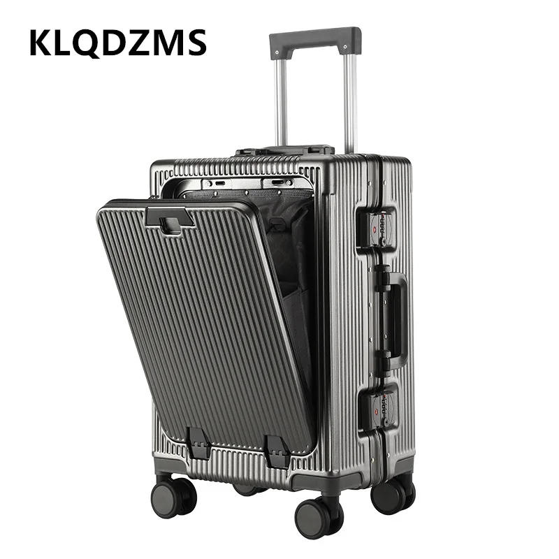 KLQDZMS 20インチ/24インチ トラベルバッグ ラッ - Front Opening Laptop Luggage 24 Inch のレビューと価格