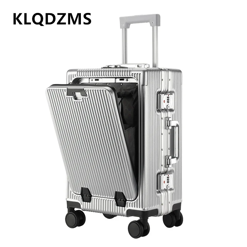 KLQDZMS 20インチ/24インチ トラベルバッグ ラッ - Front Opening Laptop Luggage 24 Inch のレビューと価格