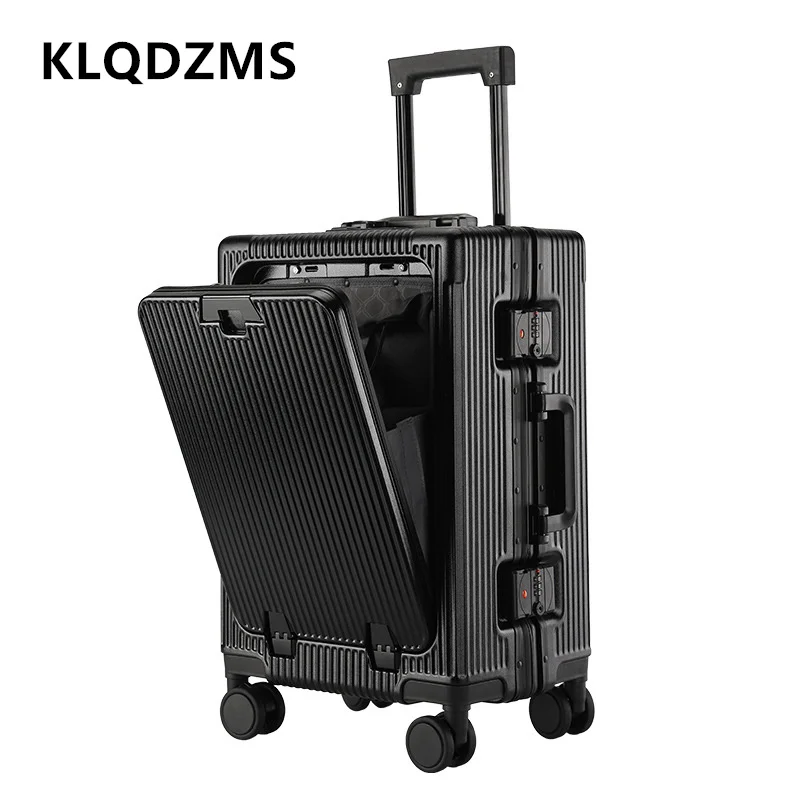 KLQDZMS 20インチ/24インチ トラベルバッグ ラッ - Front Opening Laptop Luggage 24 Inch のレビューと価格